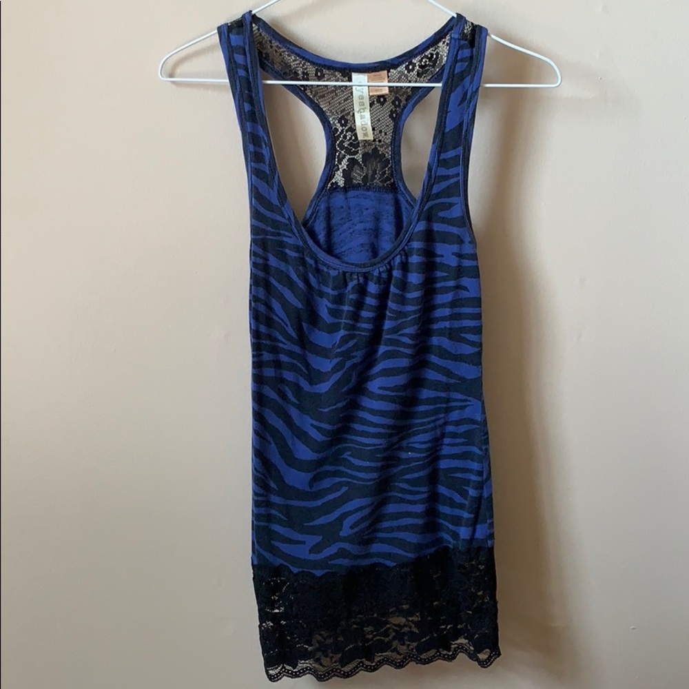 Zebra print tank